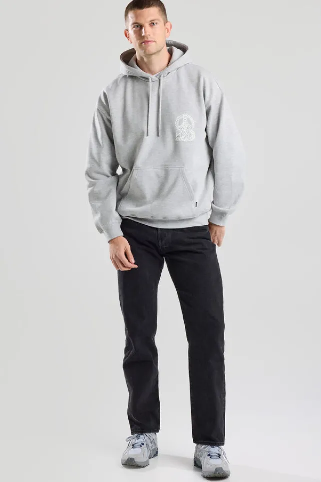 New Dr.Denim Dr. Denim Hoodie Damien Lightgreymelange