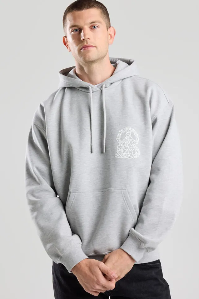New Dr.Denim Dr. Denim Hoodie Damien Lightgreymelange