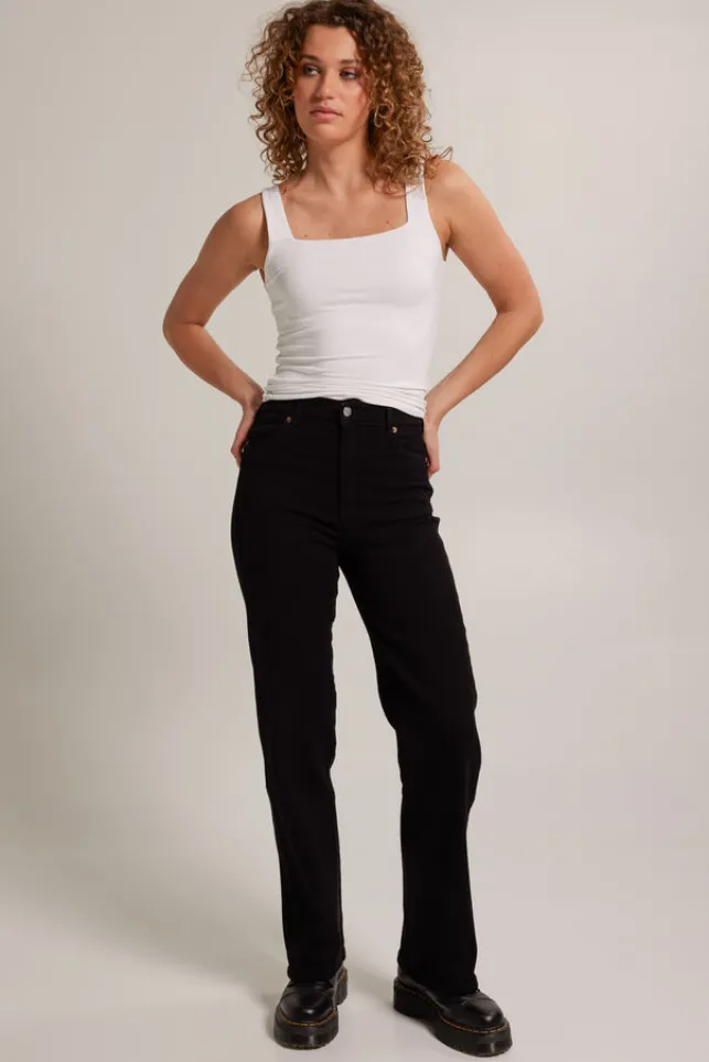 Store Dr.Denim Dr. Denim Moxy straight jeans Black