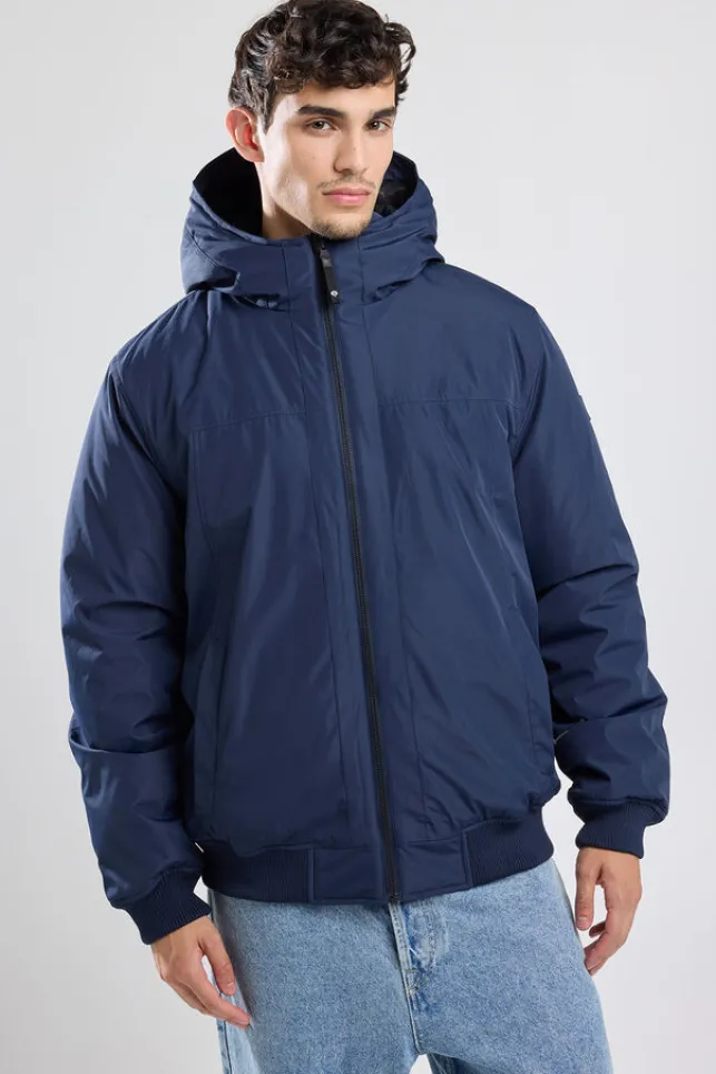 Store AmericaToday Hooded bomber jacket Justin Darkblue
