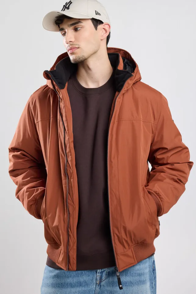 Clearance AmericaToday Hooded bomber jacket Justin Newbrown