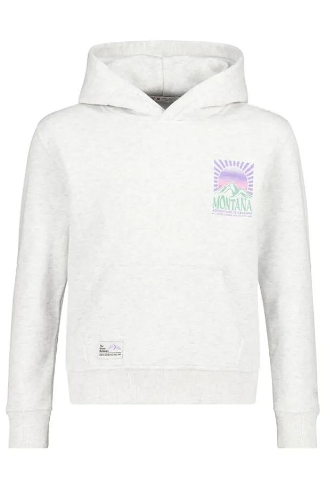 Shop AmericaToday Hoodie Selma JR lightgreymelange