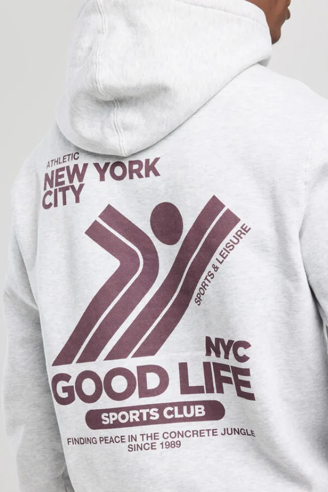 Online AmericaToday Hoodie Sun Hood lightgreymelange