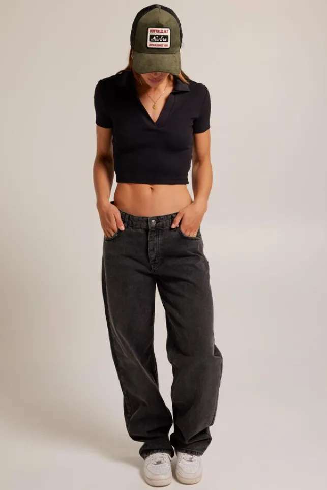 Store AmericaToday Jeans Montana Washedblack