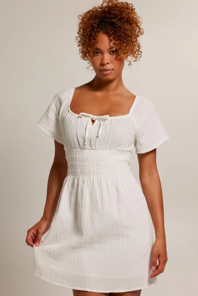 Online AmericaToday Jurk Dorrit Offwhite