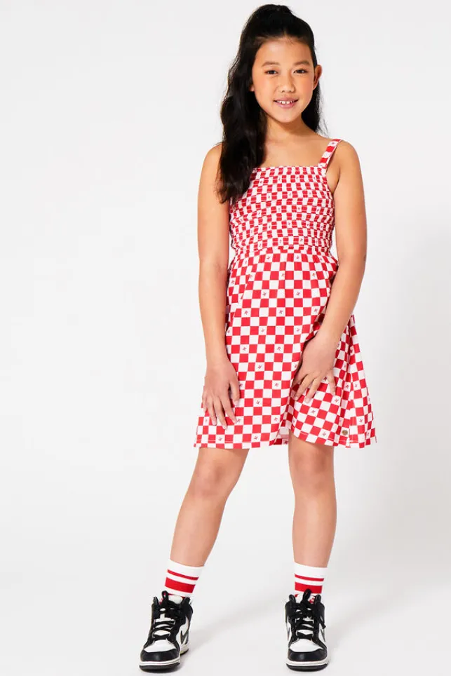 Outlet AmericaToday Jurk Dorry JR Red/pink