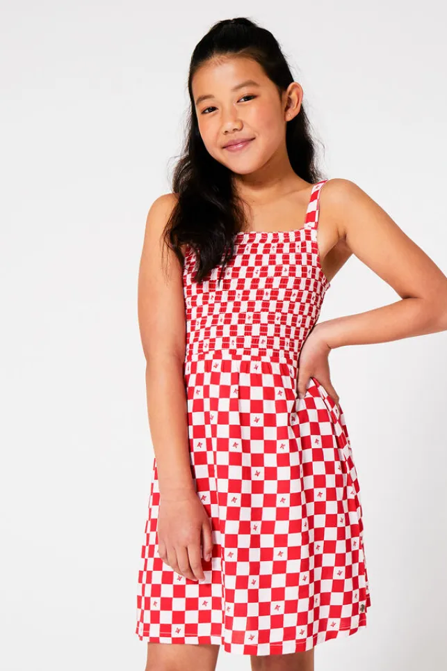 Outlet AmericaToday Jurk Dorry JR Red/pink