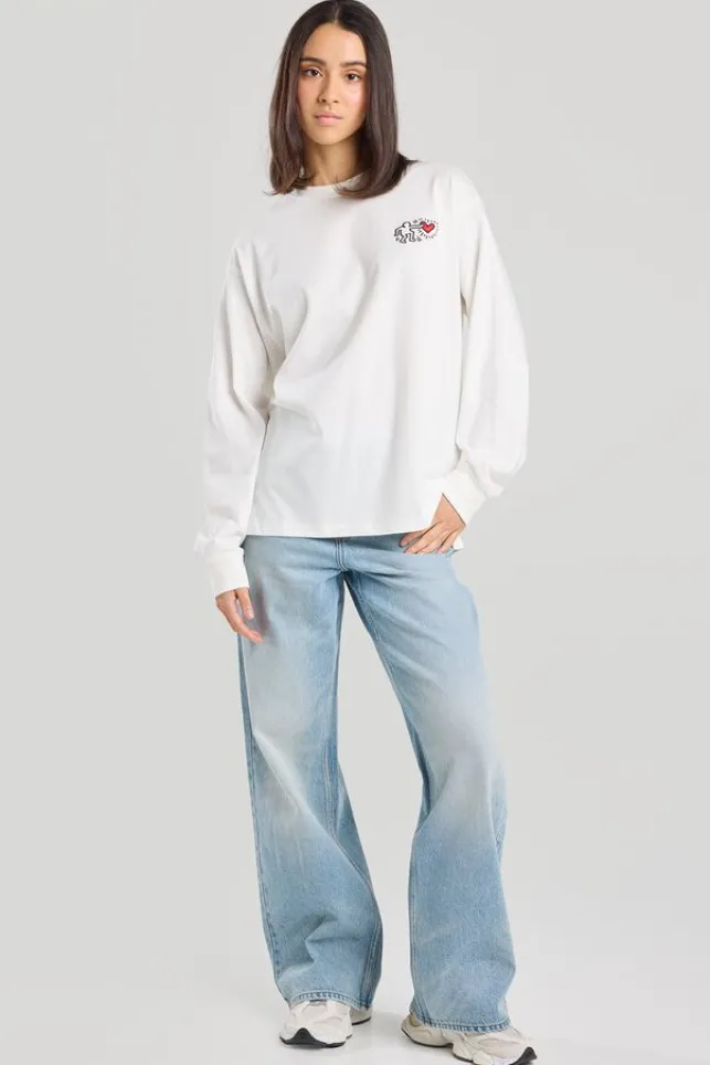 Shop AmericaToday Lizzy Longsleeve Offwhite