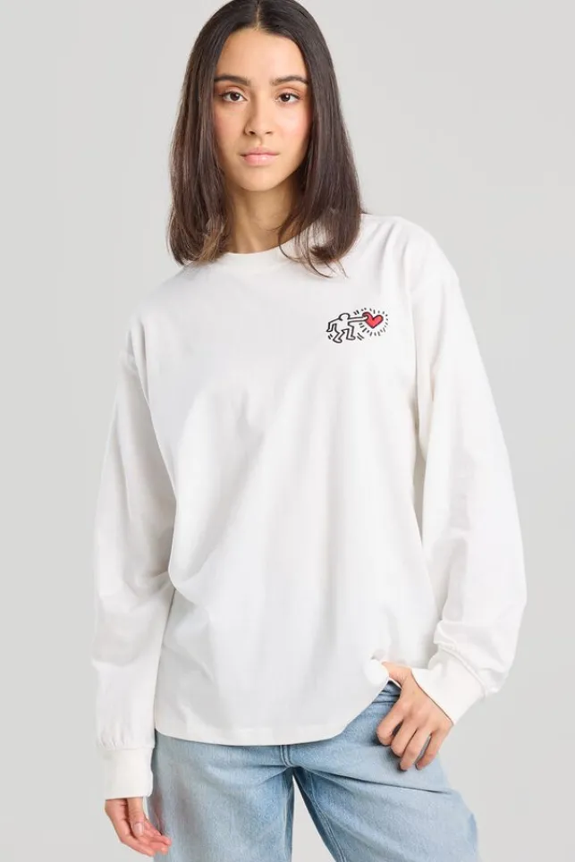 Shop AmericaToday Lizzy Longsleeve Offwhite
