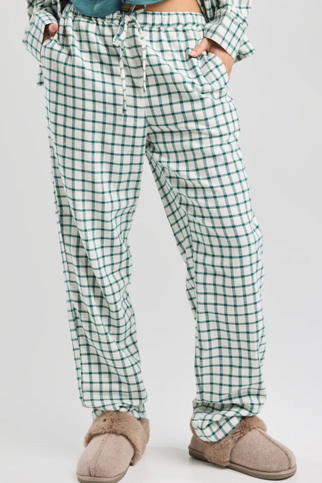 Shop AmericaToday Pyjamabroek Labello White/green