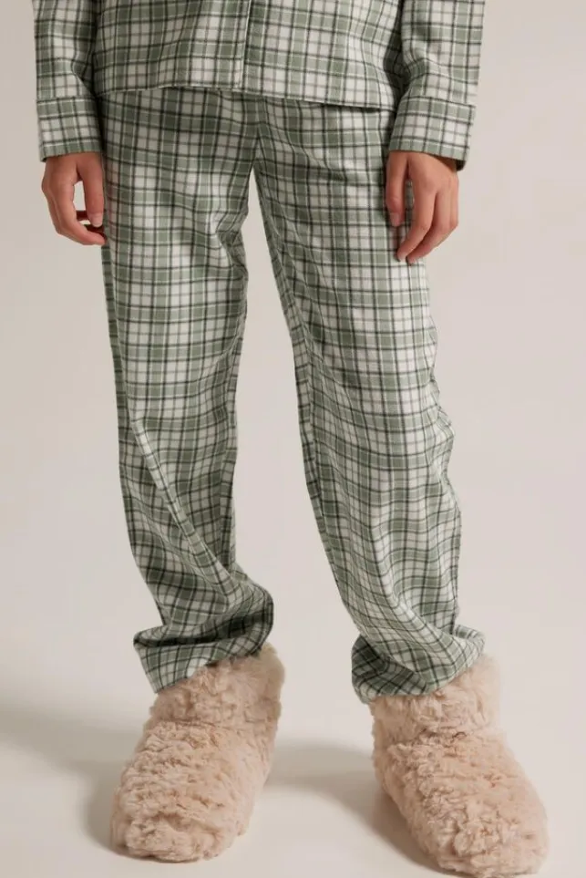 New AmericaToday Pyjamabroek Labello JR Bottom White/green