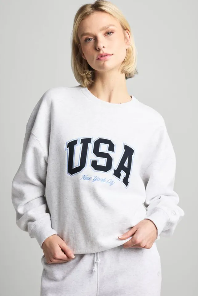 Outlet AmericaToday Sweat Senna lightgreymelange