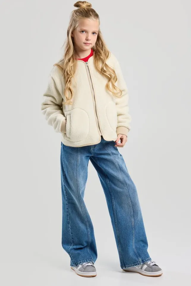 New AmericaToday Teddy Fleece Jada jr Cream
