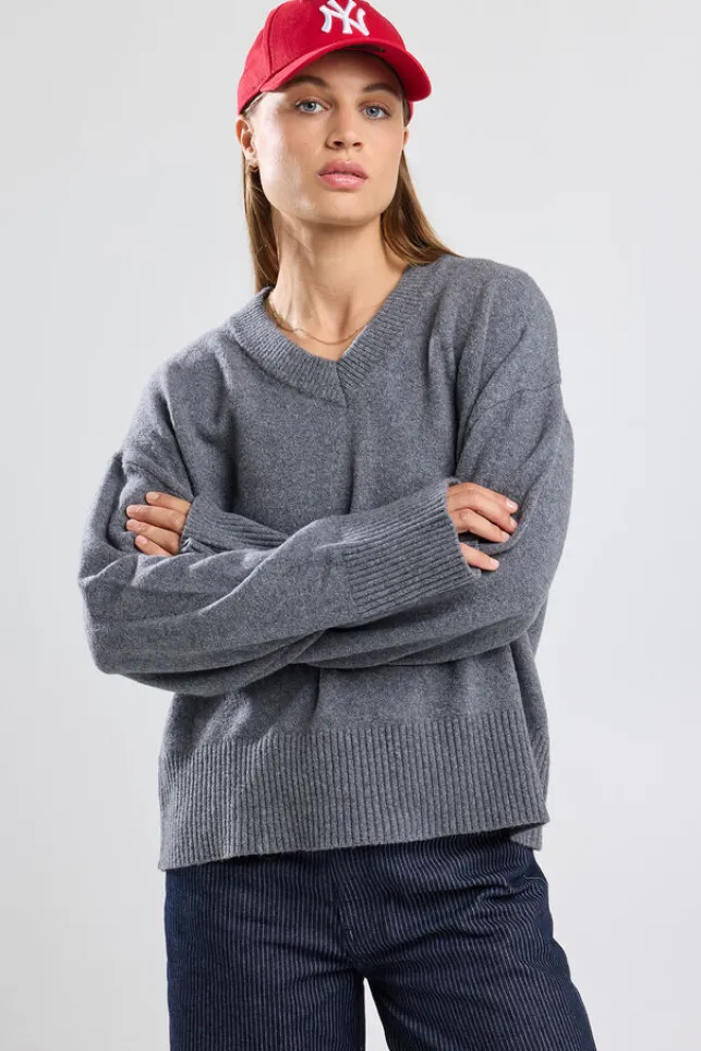 Fashion AmericaToday Trui Kiona darkgreymelange