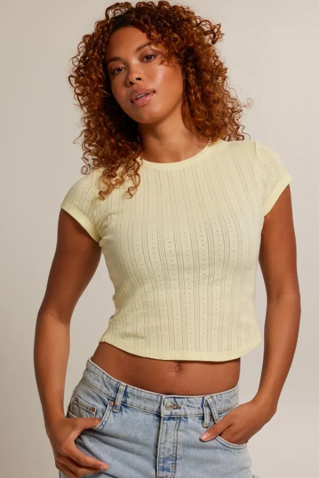 Hot AmericaToday T-shirt Esmee Lightyellow