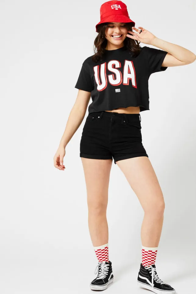 Online AmericaToday T-shirt USA Washedblack
